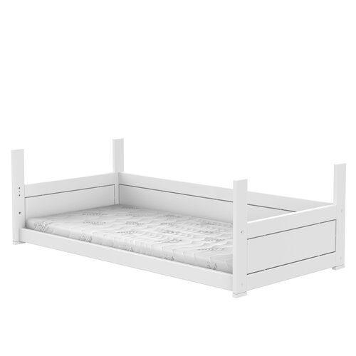 LIFETIME KIDSROOMS 4-in-1 Hausbett für Stoffdach whitewash