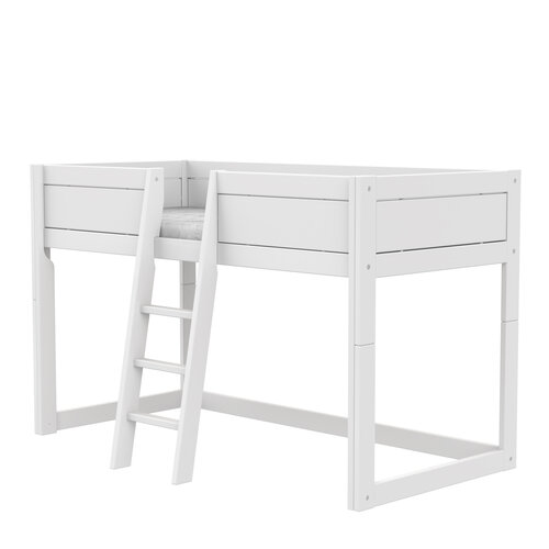 LIFETIME KIDSROOMS 4-in-1 Hausbett für Stoffdach whitewash