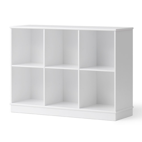 Oliver Furniture Wood shelving unit horizontal 3x2