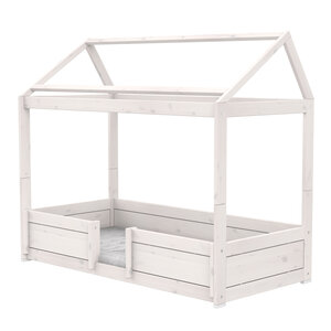 LIFETIME KIDSROOMS 4-in-1 house bed for fabric roof whitewash