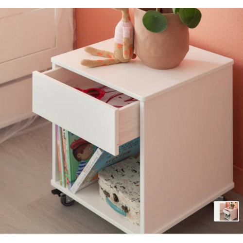 LIFETIME KIDSROOMS Drawer element on castors white