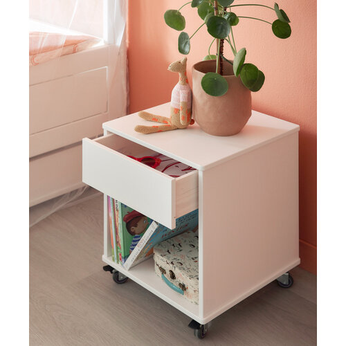 LIFETIME KIDSROOMS Drawer element on castors white