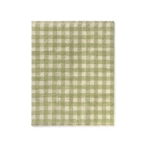Lorena Canals Washable Rug Vichy Matcha - green