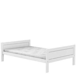 LIFETIME KIDSROOMS Bed without back section 120 x 200 cm white