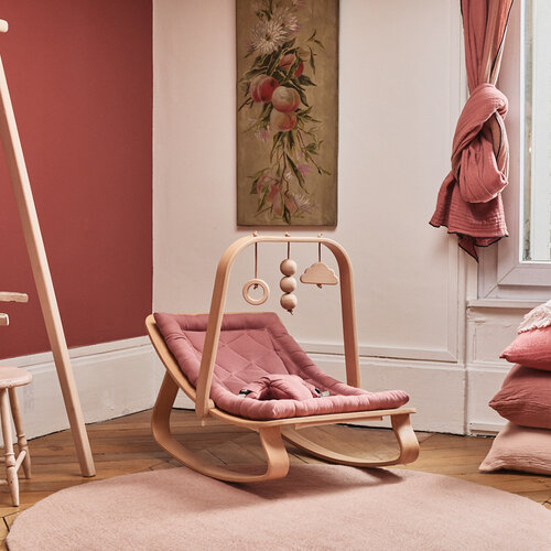 Charlie Crane Babywippe LEVO - Bois de rose Charlie Crane Babywippe LEVO - Bois de rose