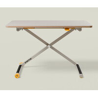 Höhenverstellbarer Kinderschreibtisch grau