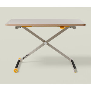 poptop height-adjustable children's desk grey