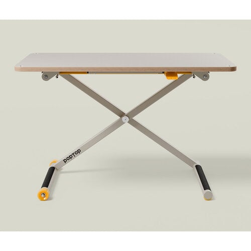 poptop Höhenverstellbarer Kinderschreibtisch grau