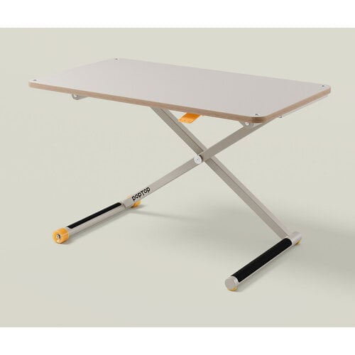 poptop Höhenverstellbarer Kinderschreibtisch grau