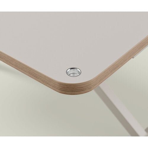 poptop Höhenverstellbarer Kinderschreibtisch grau