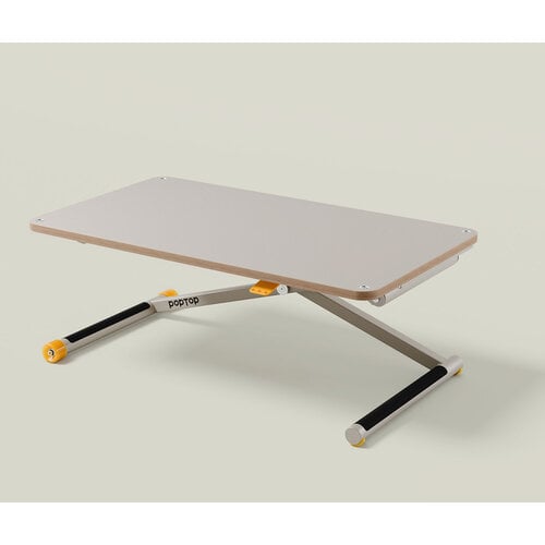 poptop Höhenverstellbarer Kinderschreibtisch grau