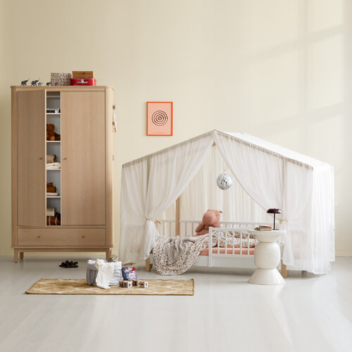 Oliver Furniture Wood Original Hausbett weiß-Eiche