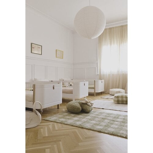 Lorena Canals Waschbarer Teppich Vichy Ivory - hellbeige