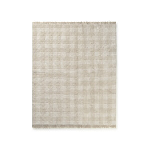 Lorena Canals Waschbarer Teppich Vichy Ivory - hellbeige