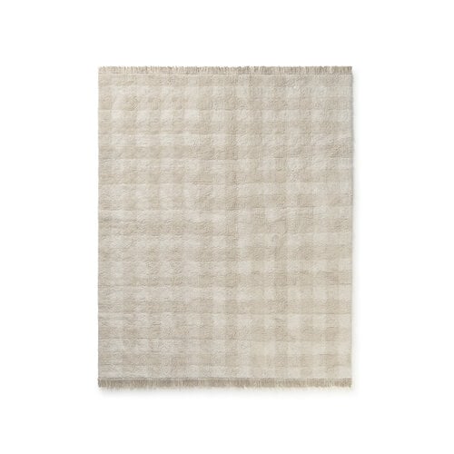 Lorena Canals Waschbarer Teppich Vichy Ivory - hellbeige