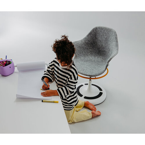 poptop Höhenverstellbarer Kinderschreibtisch weiß