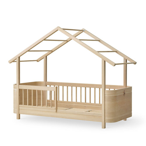 Oliver Furniture Umbau Wood Mini+ Juniorbett Eiche zum Hausbett