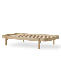 Wood Original Lounger Bett 120 x 200 cm Eiche