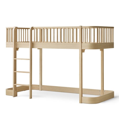 Oliver Furniture Wood Original halbhohes Hochbett Eiche