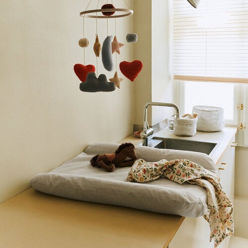 DEAR APRIL Wickelkissen Dove Dew Stripe 65 x 74 DEAR APRIL Wickelkissen Dove Dew Stripe 65 x 74