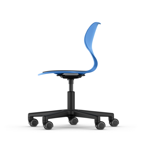 moll Lucky Drehstuhl blau