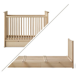 Oliver Furniture Camp Novel 60x120 Babybett und 120x200 Bett Oliver Furniture Camp Novel 60x120 Babybett und 120x200 Bett