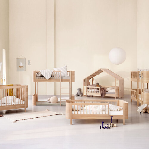 Oliver Furniture Conversion Mini+ baby bed oak to house bed Oliver Furniture Conversion Mini+ baby bed oak to house bed