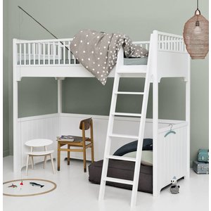 Oliver Furniture Seaside Classic loft bed white 90 x 200