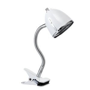 LIFETIME KIDSROOMS Clamp lamp white chrome edge