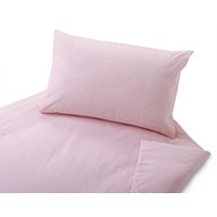 Satin- Kinderbettwäsche Vichy rosa