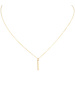 Ellen Beekmans  SHORT NECKLACE WITH STICK PENDANT