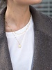 Ellen Beekmans  SHORT FINE NECKLACE WITH A FLAT CHAIN