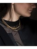 Ellen Beekmans  SNAKE NECKLACE GOLD PLATED