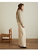 YERSE WIDE-LEG TROUSERS ECRU