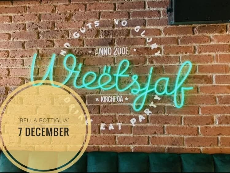 Ticket Belle Botiglie  1 december  De Wieetsjaf