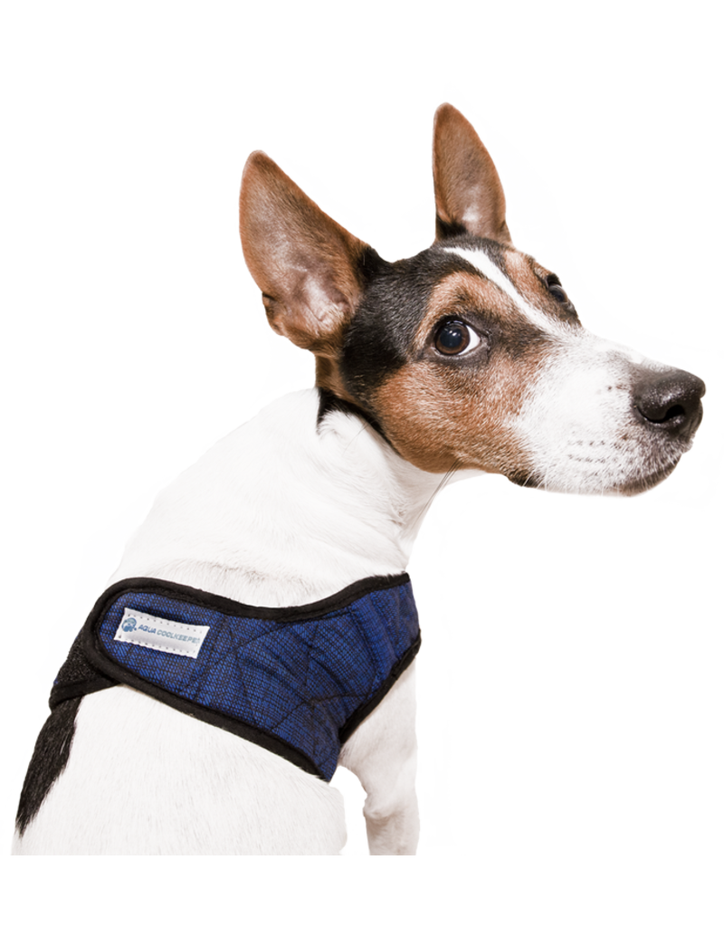 Aqua Coolkeeper Pet Cooling harness Pacific Blue