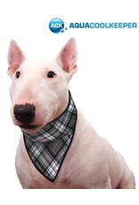 Aqua Coolkeeper Honden Koel bandana Scottish Grey