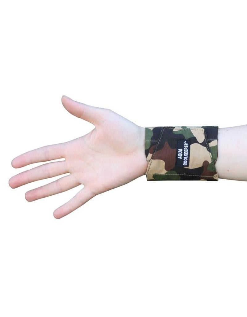 Aqua Coolkeeper Cooling Wristband Camouflage