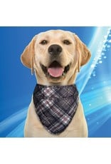 Aqua Coolkeeper Cooling pet bandana Scottish Grey