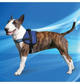 Aqua Coolkeeper Honden Koeltuigje Survival Harness Pacific Blue