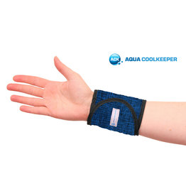 Aqua Coolkeeper Cooling Wristband Pacific Blue