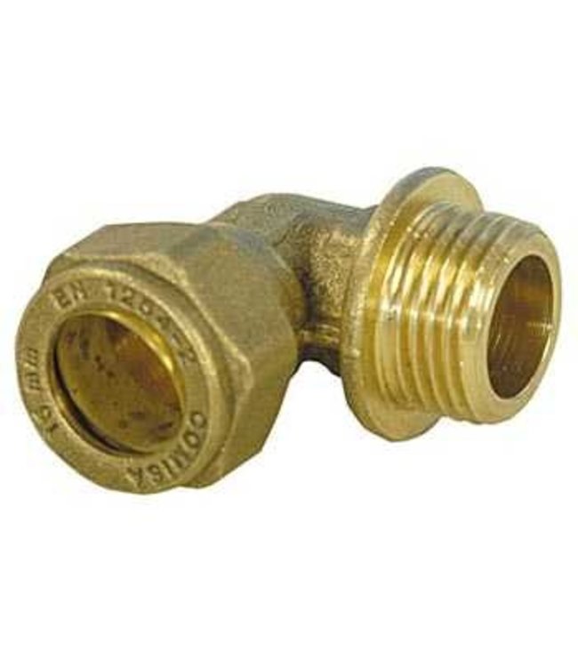  Couplage de bouteille genou 15mm x 1/2 pouce Filetage externe Spigot