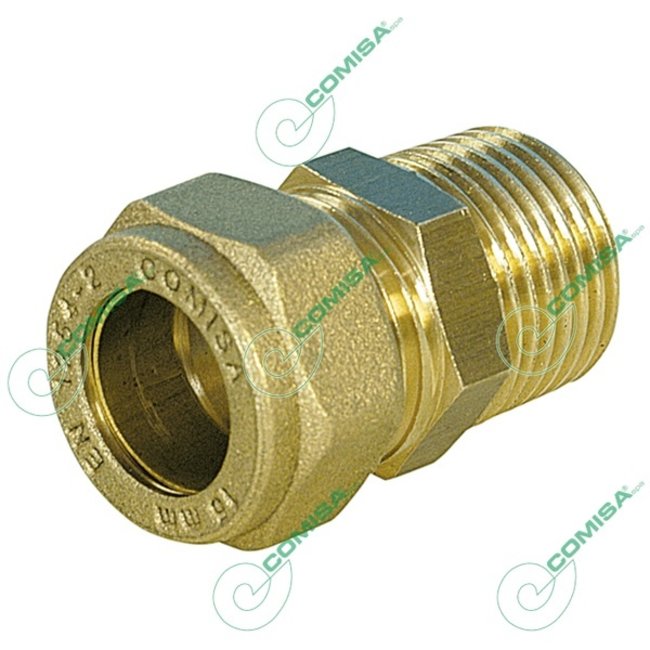  Raccord de bouteille 15mm x 1/2 pouce filetage mâle Spigot conique