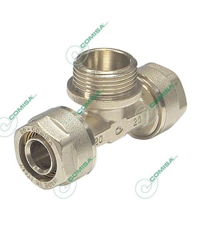  Pièce en T Transition 26x3 - 3/4 pouce Filetage extérieur - 26x3 Unik Pièce en T