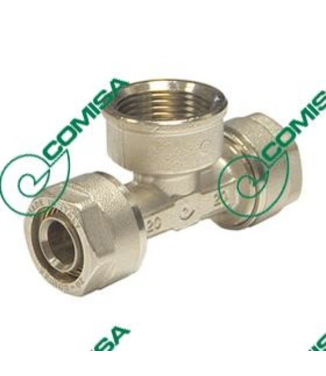  T-Joint Transition 26x3 - 3/4 Filet femelle - 26x3 Douille à vis Unik