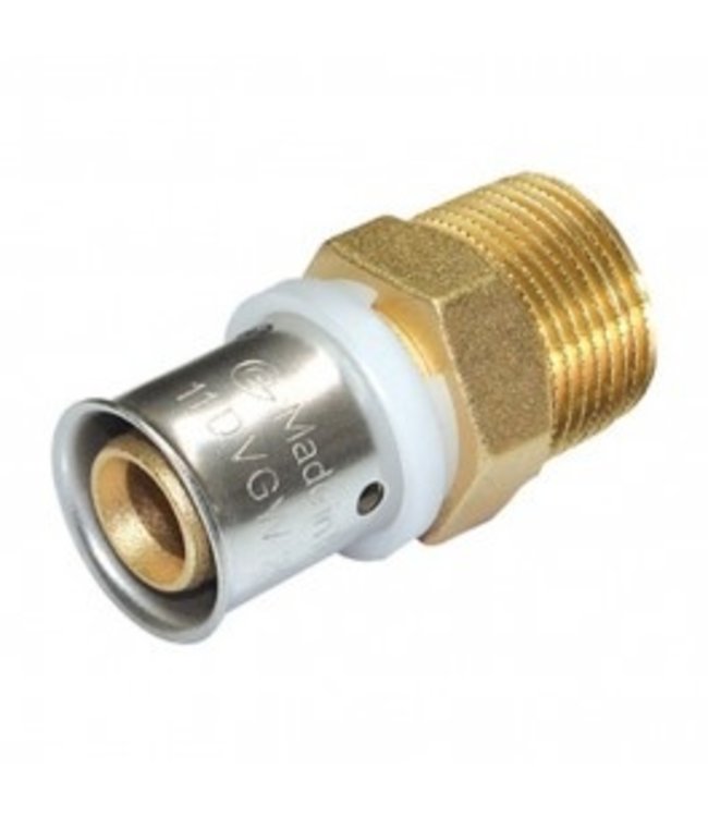  Raccord de transition à sertir 16 mm x 2 - filetage mâle 3/8 pouce Embout mâle