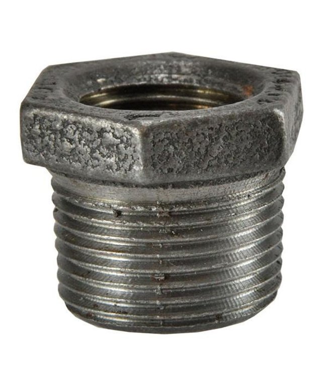  241 Malleable ring 11/2 buiten x 5/4 binnendraad zwart