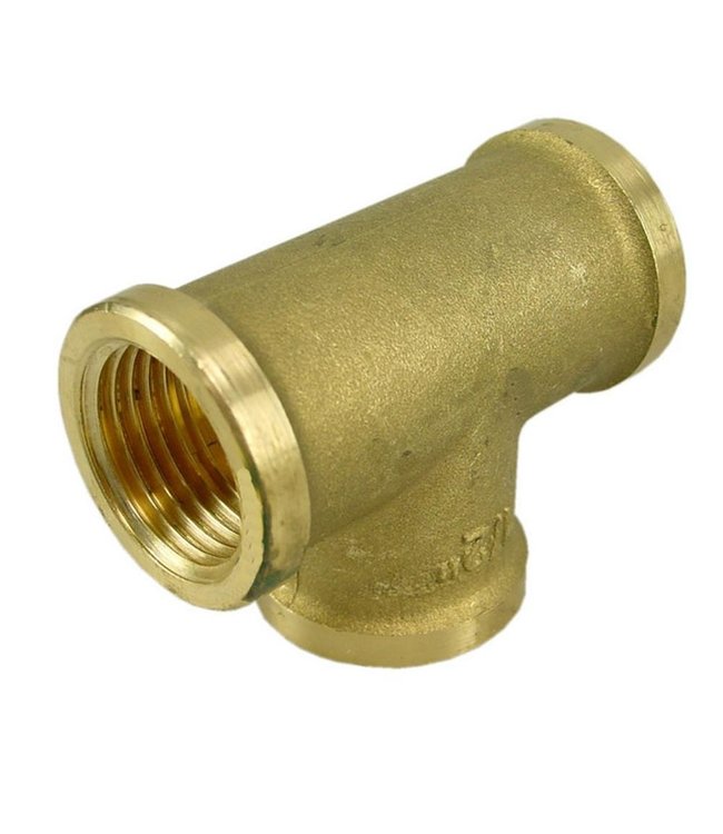  Raccord fileté gaz tee 1/4Bi