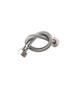 Best-Design Rvs flex slang 2 x binnendraad 50 cm 3/8x3/8