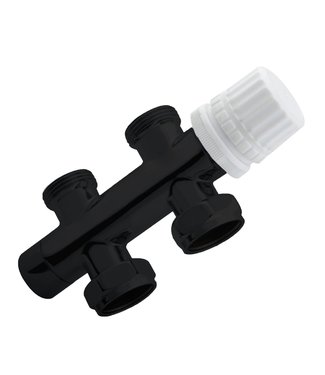 Best-Design nero-luxe valve de descente 3/4x3/4 Noir mat